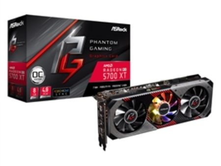 ASRock Video Card RX5700XT PGD 8GO Radeon RX 5700 XT Phantom Gaming D 8G OC GDDR6 Retail Online now