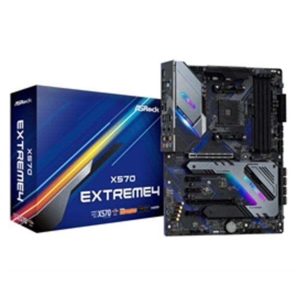 ASRock Motherboard X570 EXTREME4 AMD 128G PCIE4 ATX Ratail Online