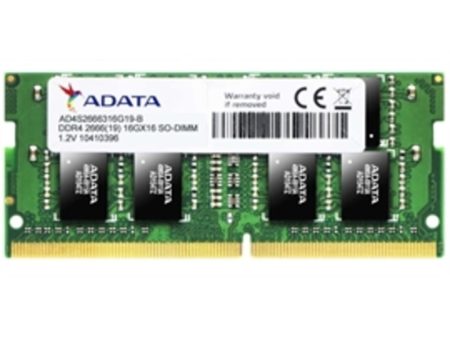 A-DATA Memory AD4S2666316G19-B 16GB DDR4 2666Mhz SODIMM Bulk Pack Fashion