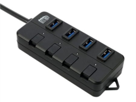 Adesso Accessory AUH-3040 4 Port USB 3.0 Hub Simultaneously with Power Switch and LED Retail on Sale