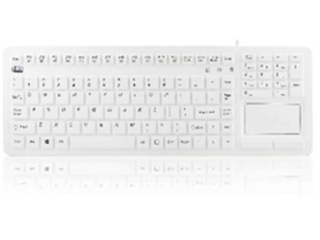 Adesso Keyboard AKB-270UW Antimicrobial Waterproof Touchpad Keyboard Slim Touch Retail on Sale