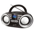 Supersonic Portable Audio System-Black MP3 CDPlayer in Black Supply