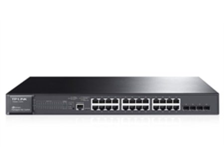 TP-Link Network T2600G-28MPS 24Port Gigabit L2 Managed PoE+ Switch with 4xSFP Slots Retail Fashion