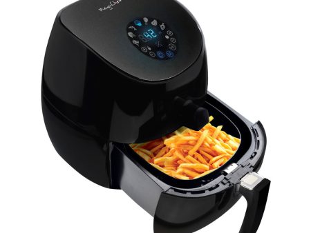 MegaChef 3.5 Quart Airfryer And Multicooker With 7 Pre-programmed Settings in Sleek Black Cheap