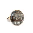 Geeky circuit board round ring - 18 mm Hot on Sale