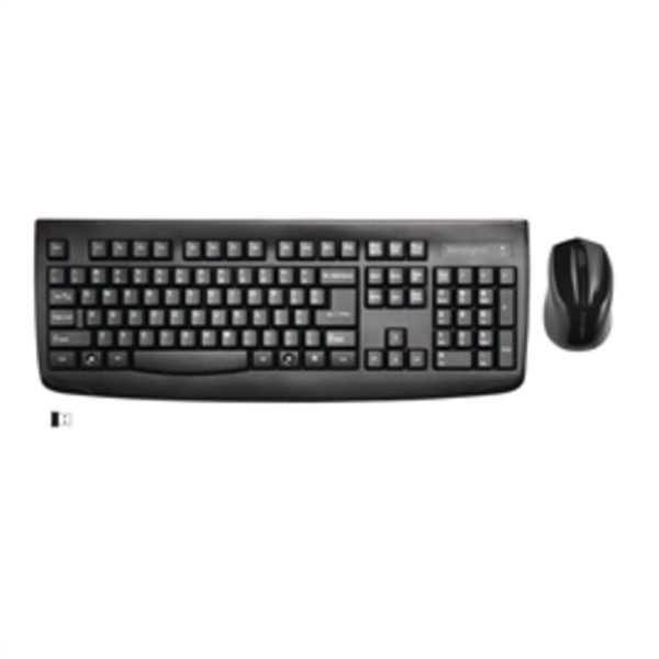 Kensington Keyboard K72324USA Pro Fit Keyboard + Mice Wireless Desktop Set Black Retail Sale