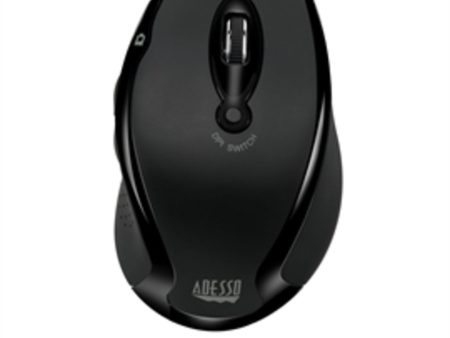 Adesso Mouse iMouse M20B Wireless USB 2.4GHz RF Ergonomic Optical Mouse Black Retail For Discount