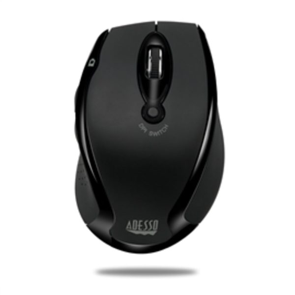 Adesso Mouse iMouse M20B Wireless USB 2.4GHz RF Ergonomic Optical Mouse Black Retail For Discount