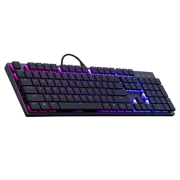 Coolermaster Keyboard SK-650-GKLR1-US SK650 Cherry MX RGB Low Profile Switch USB Retail Fashion