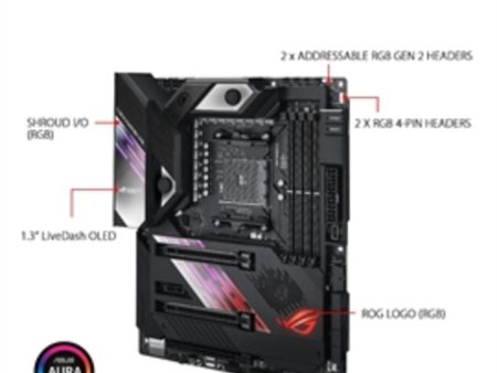 ASUS Motherboard ROG CROSSHAIR VIIIFORMULA AMD Ryzen X570 Max.128GB DDR4 ATX Retail Online now