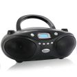 Portable Thunder Blast Boombox AM FM CD in black For Cheap