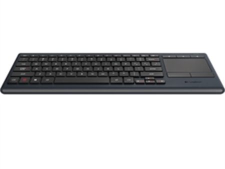 Logitech Keyboard 920-007182 Wireless K830 HTPC Keyboard for PC-to-TV Control with Touchpad Retail For Cheap