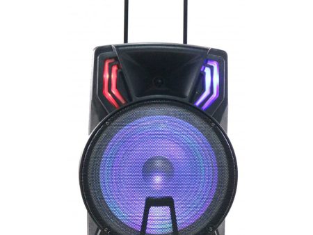 NAXA Electronics 15 Inch Portable Party Speaker in Black on Sale