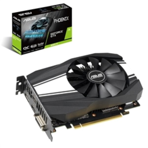 Asus Video Card PH-GTX1660TI-O6G NVIDIA GeForce GTX 1660 Ti Phoenix Fan 6GB GDDR6 192B PCIE HDMI DP Retail Discount