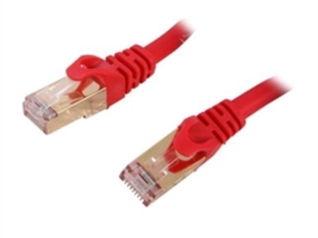 Rosewill Cable RCNC-11045 15feet Cat7 Red Shielded Twisted Pair (S STP) Networking Cable Retail Discount