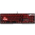 MSI Keyboard Vigor GK60 MX Cherry RED Wired USB2.0 Backlight RED Retail Fashion