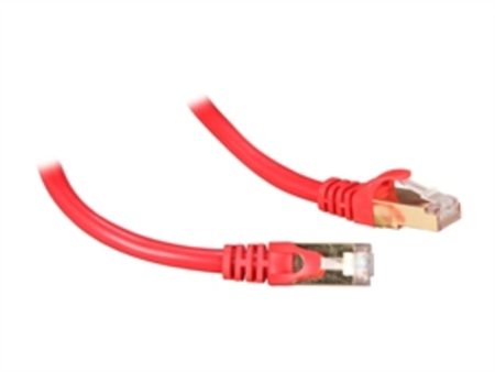 Rosewill Cable RCNC-11042 3 ft Cat7 Shielded Twisted Pair Networking Cable Red Retail Supply