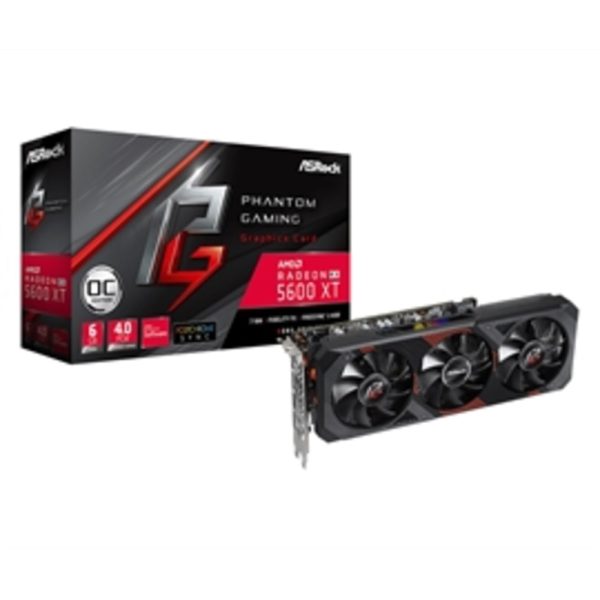 ASRock Video Card RX5600XT PGD3 6GO Radeon RX5600 XT Phantom Gaming D3 6G OC GDR6 Retail Online now