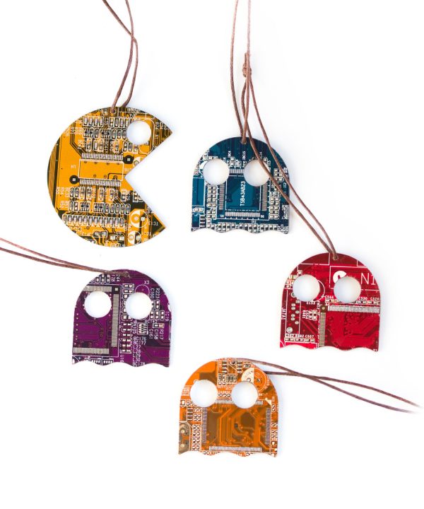 Pacman inspired Christmas Tree ornaments on Sale