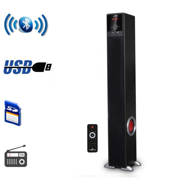 beFree Sound Bluetooth Powered Tower Speaker Online Sale