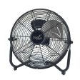 Vie Air 12 Inch High Velocity All Metal Tilting 3 Speed Floor Fan Fashion