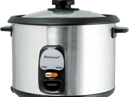 Brentwood 10 Cup Rice Cooker Non-Stick Hot on Sale