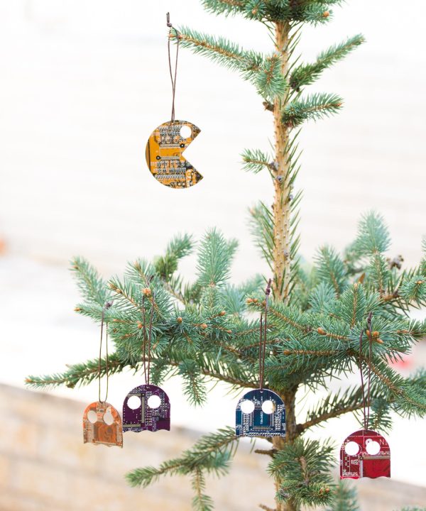 Pacman inspired Christmas Tree ornaments on Sale