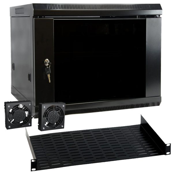 MegaMounts 9U Wall Mount Rack Enclosure Server Cabinet Discount