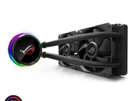 ASUS Fan ROG RYUO 240 AIO liquid CPU cooler color OLED Aura Sync RGB 120mm Fan Retail Fashion