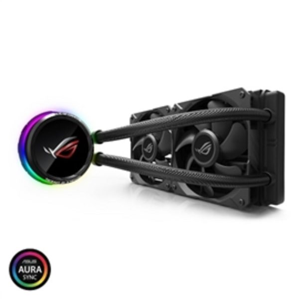 ASUS Fan ROG RYUO 240 AIO liquid CPU cooler color OLED Aura Sync RGB 120mm Fan Retail Fashion