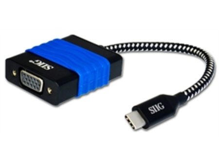 SIIG Accessory CB-TC0114-S2 USB Type-C to VGA Video Cable Adapter Retail Fashion