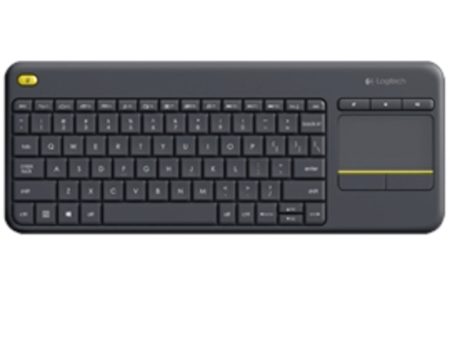 Logitech Keyboard 920-007119 Wireless Touch Keyboard K400 Plus HTPC Keyboard for PC connected TVs Retail Hot on Sale