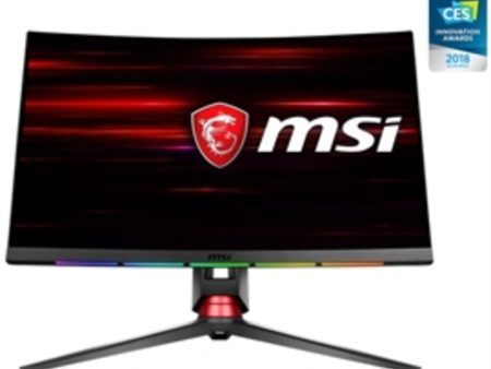 MSI Monitor OPTIXMPG27CQ 27 inch 2560x1440 16:9 1ms 3000:1 Curved Metallic Black RGB Retail For Discount