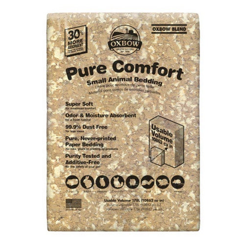 Pure Comfort Small Animal Bedding Blend 1 Count   178 Liters by Oxbow Animal Health Fashion