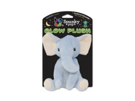 Spunky Pup Glow Elephant Small Plush 1 Each by Spunky Pup Hot on Sale