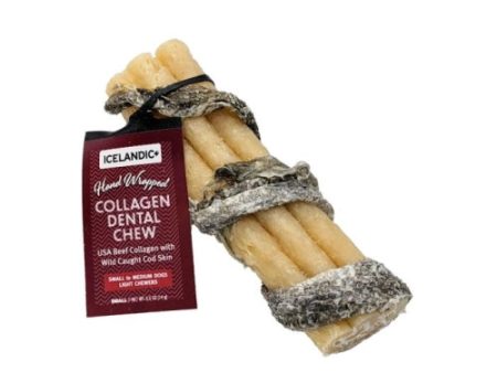 Ice 4  Beef Collagen Chew Wrap 1 Each by Icelandic+ Fashion