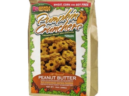 K-9 Granola Factory Pumpkin Crunchers Peanut Butter & Banana 14 Oz by K9 Granola Factory Online Hot Sale