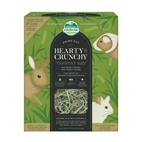 Prime Cut Hearty and Crunchy Timothy Hay Small Animal Treat 1 Count   40 Oz by Oxbow Animal Health Sale