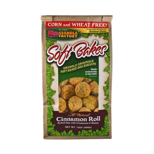 K-9 Granola Factory Soft Bakes Cinnamon Roll 12 Oz by K9 Granola Factory For Discount