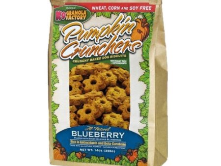 K-9 Granola Factory Pumpkin Crunchers Blueberry 14 Oz by K9 Granola Factory Online Sale