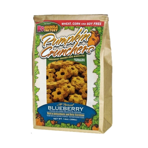 K-9 Granola Factory Pumpkin Crunchers Blueberry 14 Oz by K9 Granola Factory Online Sale