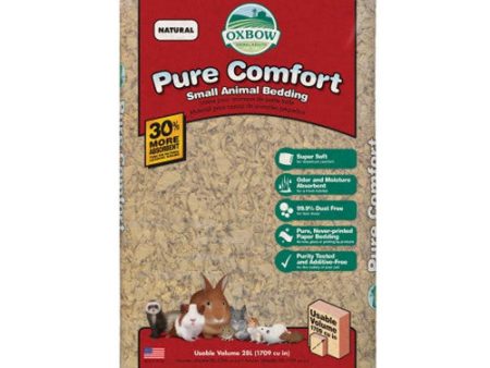 Pure Comfort Small Animal Bedding Natural 1 Count   28 Liters by Oxbow Animal Health For Cheap