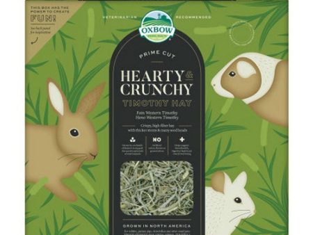 Prime Cut Hearty and Crunchy Timothy Hay Small Animal Treat 1 Count   80 Oz by Oxbow Animal Health Supply