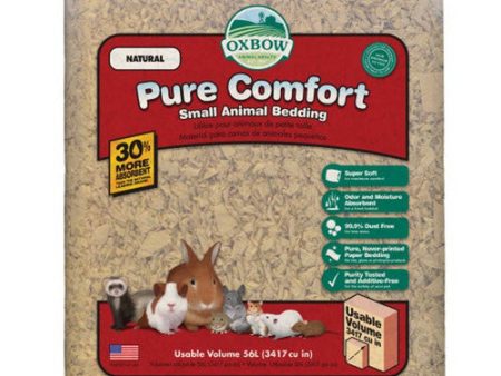 Pure Comfort Small Animal Bedding Natural 1 Count   56 Liters by Oxbow Animal Health Fashion