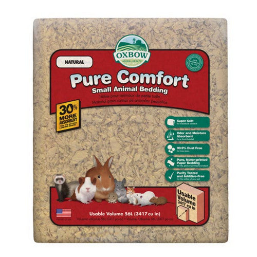 Pure Comfort Small Animal Bedding Natural 1 Count   56 Liters by Oxbow Animal Health Fashion