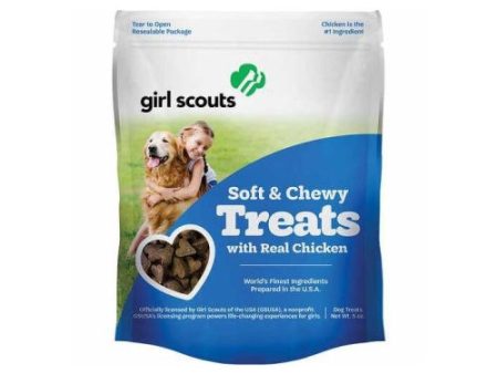 Nutrisource Girl Scouts Soft & Chewy Chicken Dog Treats 5 Oz by Nutrisource Tuffys Cheap