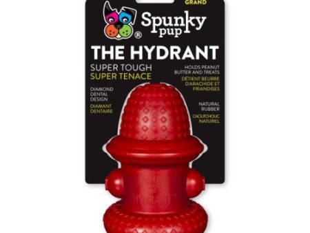 Spunky Pup Natural Rubber Hydrant Large 1 Each by Spunky Pup Hot on Sale