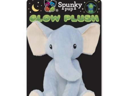 Spunky Pup Glow Elephant Large Plush 1 Each by Spunky Pup Online Sale