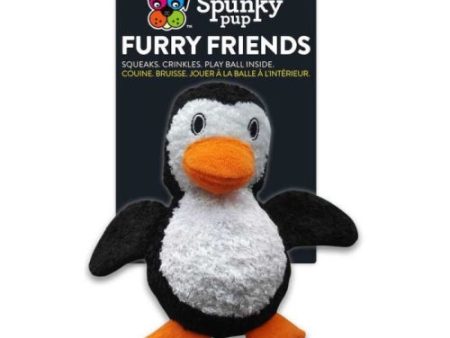 Spunky Pup Penguin With Ball Squeaker 1 Each by Spunky Pup Online Hot Sale