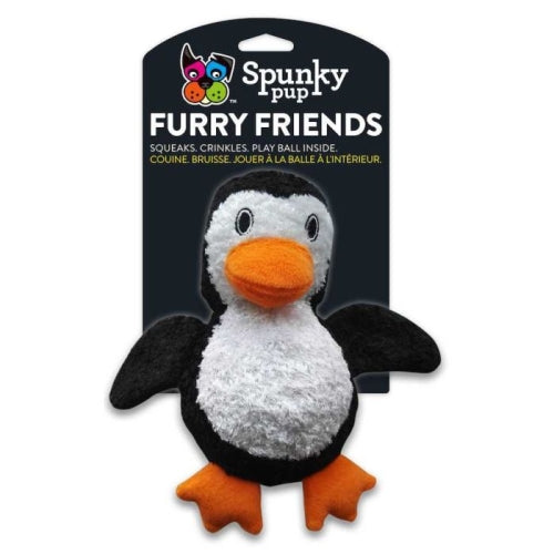 Spunky Pup Penguin With Ball Squeaker 1 Each by Spunky Pup Online Hot Sale